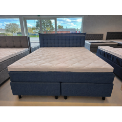 *Fast lavpris* - Kontinentalseng 180x210 cm incl. sengegavl - bl�