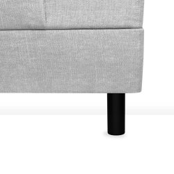 13CM STL SORT SENGEBEN/SOFABEN KS.  4 STK.