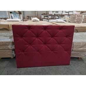 Bordeauxrd sengegavl 160cm (oprydningssalg)