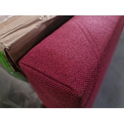 Bordeauxrd sengegavl 160cm (oprydningssalg)