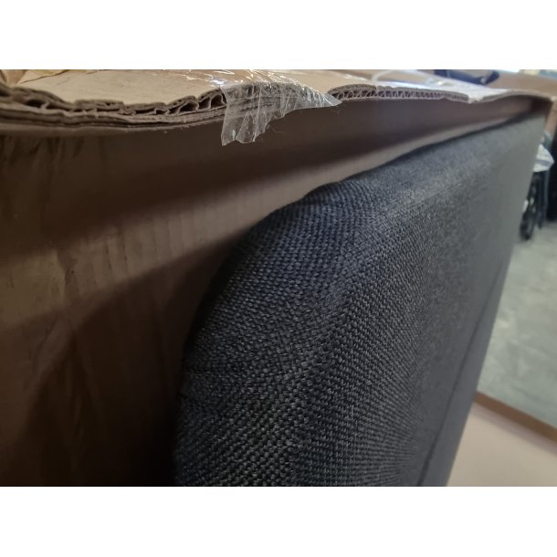 Antrazit sengegavl 160cm (oprydningssalg)