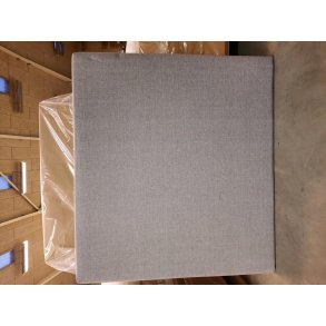 Lys gr sengegavl 120cm (oprydningssalg)