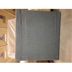 Antrazit sengegavl 120cm (oprydningssalg)