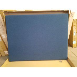 Bl� sengegavl 140cm (oprydningssalg)