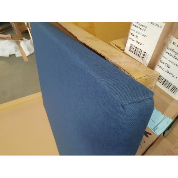 Bl sengegavl 140cm (oprydningssalg)