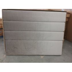  Lys gr sengegavl 160cm (oprydningssalg)