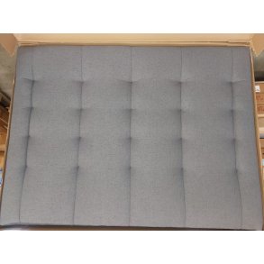 Lys Antrazit sengegavl 160cm (oprydningssalg)