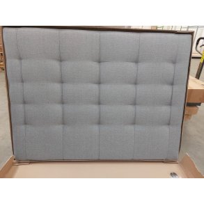 Lys gr sengegavl 160cm (oprydningssalg)