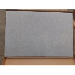 Lys gr sengegavl 160cm (oprydningssalg)