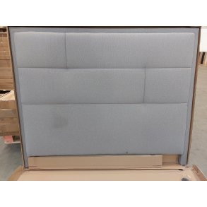 Lys gr sengegavl 160cm (oprydningssalg)