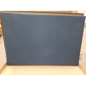 Bl sengegavl 160cm (oprydningssalg)