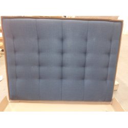 Bl sengegavl 160cm (oprydningssalg)