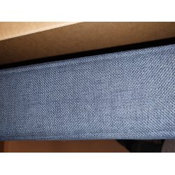 Bl sengegavl 160cm (oprydningssalg)