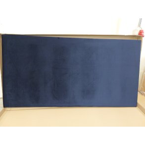 Velour bl 210 cm Sengegavl (oprydningssalg)