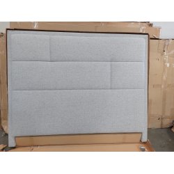 Lys gr sengegavl 160cm (oprydningssalg)