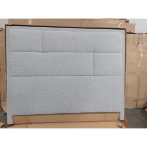 Lys gr sengegavl 160cm (oprydningssalg)