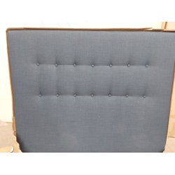 Bl sengegavl 160cm (oprydningssalg)