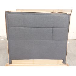 Antrazit sengegavl 150cm (oprydningssalg)