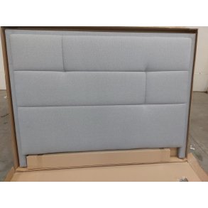 Lys gr sengegavl 160cm (oprydningssalg)