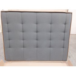 Antrazit sengegavl 160cm (oprydningssalg)