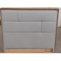 Lys gr sengegavl 160cm (oprydningssalg)