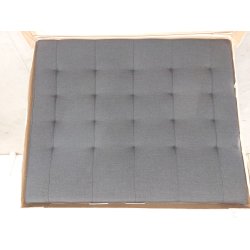 Sort sengegavl 150cm (oprydningssalg)