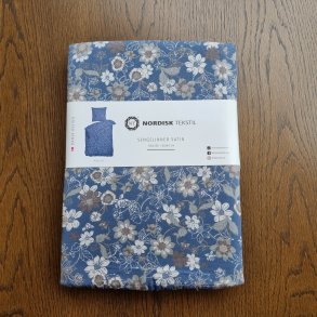 Sengetj 140x200 cm - Day & Night blomstret bl (oprydningssalg)