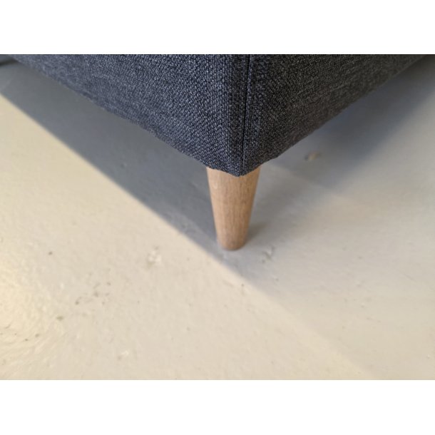 *Fast lavpris* - DF Bokselevationsseng 180 x 200 cm gr� inkl. sengegavl, koldskum H-Split topmadras og sengeben