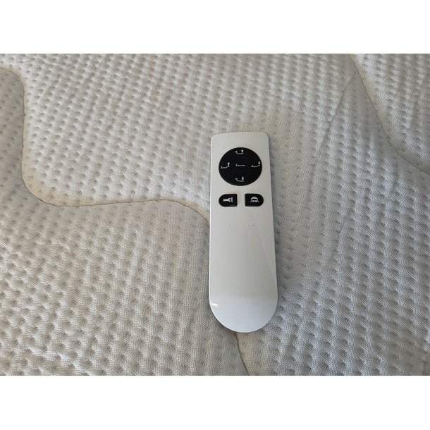 *Fast lavpris* - DF Bokselevationsseng 180 x 200 cm gr� inkl. sengegavl, koldskum H-Split topmadras og sengeben