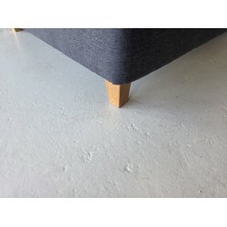 *Fast lavpris* - Kontinentalseng 210*210 cm Antracit. Incl. sengegavl.