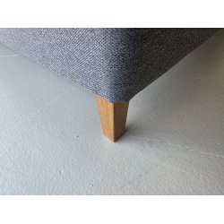 *Fast lavpris*    Boksmadras 140*200 Lys antracit