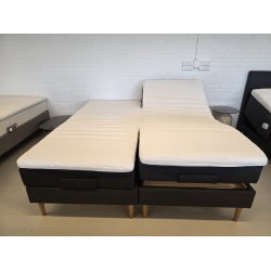 *Fast lavpris* - Elevationsseng 180x200 - antracit.