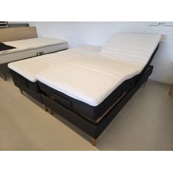 *Fast lavpris* - Elevationsseng 180x200 - antracit.