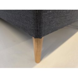 *Fast lavpris* - Elevationsseng 180x200 - antracit.