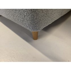*Fast lavpris* - Kontinentalseng 180x200 cm incl. sengegavl - gr� boucl�
