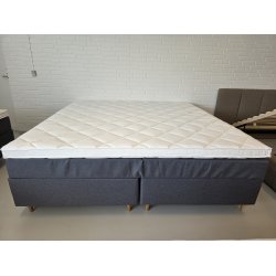 *Fast lavpris* - Kontinentalseng 210x210 cm uden sengegavl - antracit