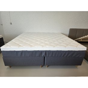 *Fast lavpris* - Kontinentalseng 210x210 cm uden sengegavl - antracit