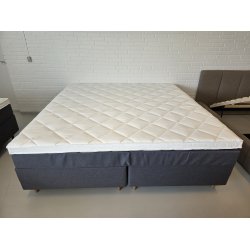 *Fast lavpris* - Kontinentalseng 210x210 cm uden sengegavl - antracit