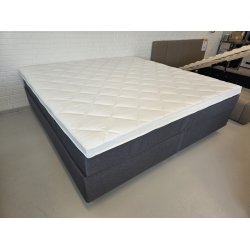 *Fast lavpris* - Kontinentalseng 210x210 cm uden sengegavl - antracit