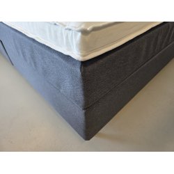 *Fast lavpris* - Kontinentalseng 210x210 cm uden sengegavl - antracit