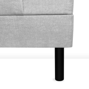 23CM STL SORT SENGEBEN/SOFABEN KS.  4 STK.