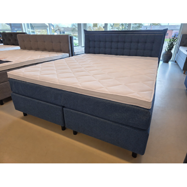 *Fast lavpris* - Kontinentalseng 180x210 cm incl. sengegavl - bl�