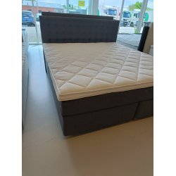 *Fast lavpris*    Kontinentalseng 180*200 incl gavl. Lys Antracit