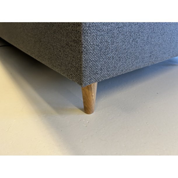 *Fast lavpris* - Dobbeltfjedret elevationsseng 180x210 cm - Antracit
