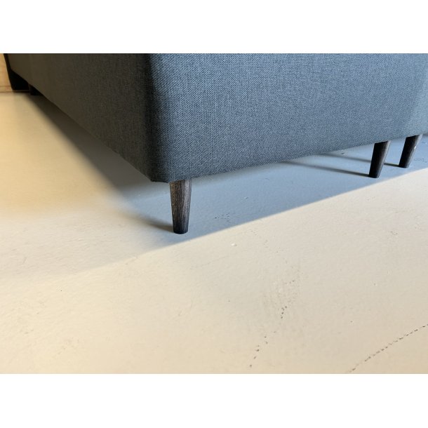*Fast lavpris* - 160x200 Kontinentalseng, Koksgr� Incl. sengegavl