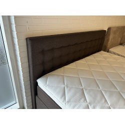*Fast lavpris* - Kontinentalseng 180x200 cm incl. sengegavl - Brun