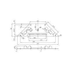 HJRNEBESLAG TIL SENGEBEN/SOFABEN KS.  4 STK.