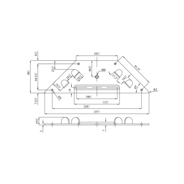 HJRNEBESLAG TIL SENGEBEN/SOFABEN KS.  4 STK.