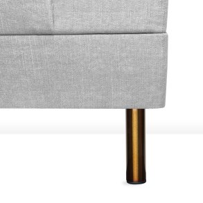 23CM RUNDE KOBBER SENGEBEN/SOFABEN ks.  4 stk.