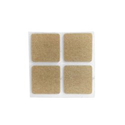 23CM SQUARE OAK SENGEBEN/SOFABEN ks.  4 stk.